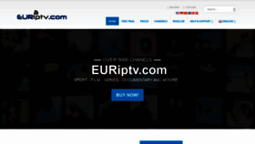 What Euriptv.com website looked like in 2019 (4 years ago)
