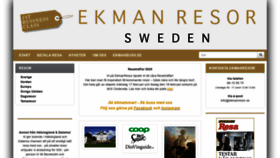 What Ekmanresor.se website looked like in 2019 (4 years ago)