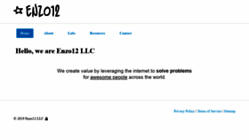 What Enzo12.com website looked like in 2019 (4 years ago)
