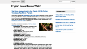 What Englishlatestmoviewatch.blogspot.com website looked like in 2019 (4 years ago)