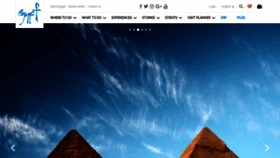 What Egypt.travel website looked like in 2019 (4 years ago)