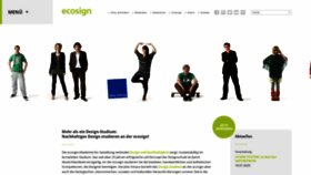 What Ecosign.de website looked like in 2019 (4 years ago)
