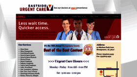 What Eastside-urgentcare.com website looked like in 2019 (4 years ago)