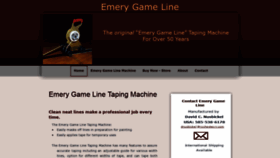 What Emerygameline.com website looked like in 2019 (4 years ago)