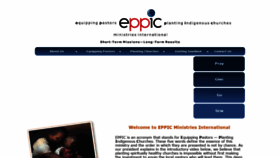 What Eppicmissions.org website looked like in 2019 (4 years ago)