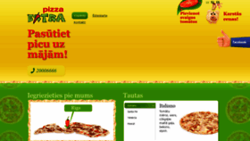 What Extrapizza.lv website looked like in 2019 (4 years ago)