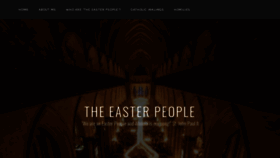 What Easterpeople.me website looked like in 2019 (4 years ago)
