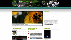 What Earthhealing.info website looked like in 2019 (4 years ago)