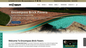What Encompassbrickpavers.com website looked like in 2019 (4 years ago)