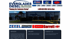 What Evergladesdiesel.com website looked like in 2019 (4 years ago)
