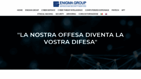 What Enigmagroup.it website looked like in 2019 (4 years ago)