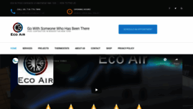 What Ecoairhvac.com website looked like in 2019 (4 years ago)