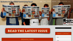 What Edgenews.co.za website looked like in 2019 (5 years ago)