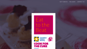 What Eattothebeat.ca website looked like in 2019 (4 years ago)