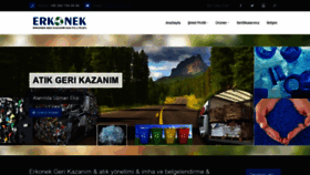 What Erkonek.com website looked like in 2019 (4 years ago)