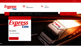 What Expressline.ma website looked like in 2019 (4 years ago)