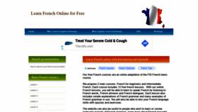 What Elearningfrench.com website looked like in 2019 (4 years ago)
