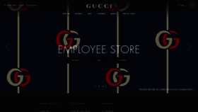 What Employeestore.gucci.com website looked like in 2019 (4 years ago)