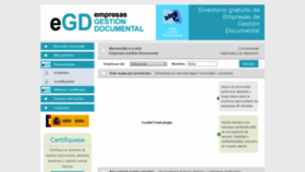 What Empresasgestiondocumental.com website looked like in 2019 (4 years ago)