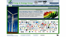 What Energystrategy.it website looked like in 2019 (4 years ago)