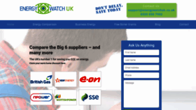 What Energywatchuk.co.uk website looked like in 2019 (4 years ago)