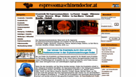 What Espressomaschinendoctor.at website looked like in 2019 (4 years ago)