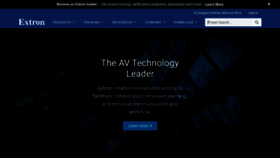 What Extron.com website looked like in 2019 (4 years ago)