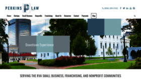 What Ericperkinslaw.com website looked like in 2019 (4 years ago)