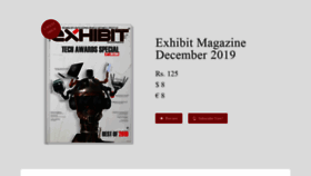 What Exhibitmag.com website looked like in 2019 (4 years ago)