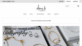 What Elainebjewelry.com website looked like in 2019 (4 years ago)