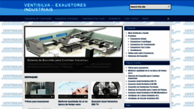 What Exaustoresventisilva.com.br website looked like in 2019 (4 years ago)