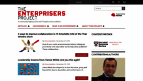 What Enterprisersproject.com website looked like in 2019 (4 years ago)