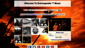What Echoingwalls.com website looked like in 2019 (4 years ago)