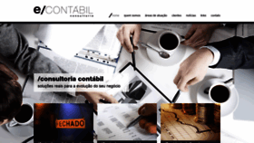 What Econtabilconsultoria.com.br website looked like in 2019 (4 years ago)