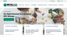 What Edc-free-europe.org website looked like in 2019 (4 years ago)