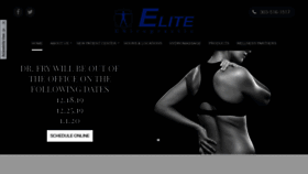 What Elitechiroonline.com website looked like in 2019 (4 years ago)