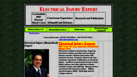 What Electricalinjury.com website looked like in 2019 (4 years ago)