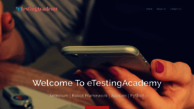 What Etestingacademy.com website looked like in 2019 (4 years ago)