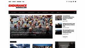 What Endurancebusiness.com website looked like in 2019 (4 years ago)