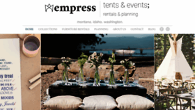 What Empresstentsevents.com website looked like in 2019 (4 years ago)