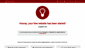 What Evegelsin.net website looked like in 2019 (4 years ago)