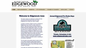 What Edgewoodiowa.com website looked like in 2019 (6 years ago)