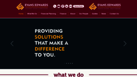 What Evansedwards.com.au website looked like in 2019 (4 years ago)