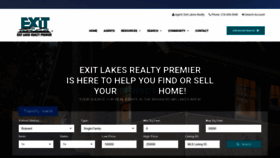 What Exitlakesrealty.com website looked like in 2019 (4 years ago)