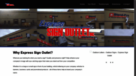 What Express-signoutlet.com website looked like in 2019 (4 years ago)