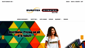What Eurotex.com website looked like in 2019 (4 years ago)