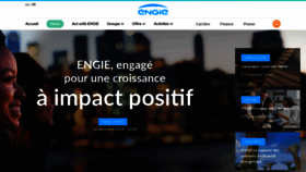 What Engie.com website looked like in 2020 (4 years ago)