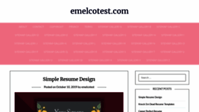 What Emelcotest.com website looked like in 2020 (4 years ago)