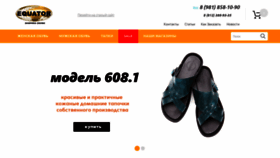 What Equator-shoes.ru website looked like in 2020 (4 years ago)