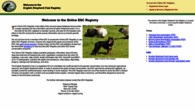 What Esc-registry.org website looked like in 2020 (4 years ago)